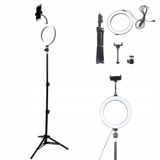 1,2M 10W SELFIE LED PRSTENNÉ SVETLO