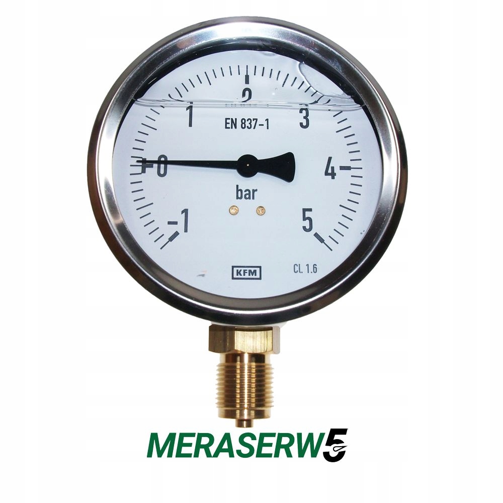 -1 + 5BAR M20x1,5 manometer glycerín WIKA 100mm