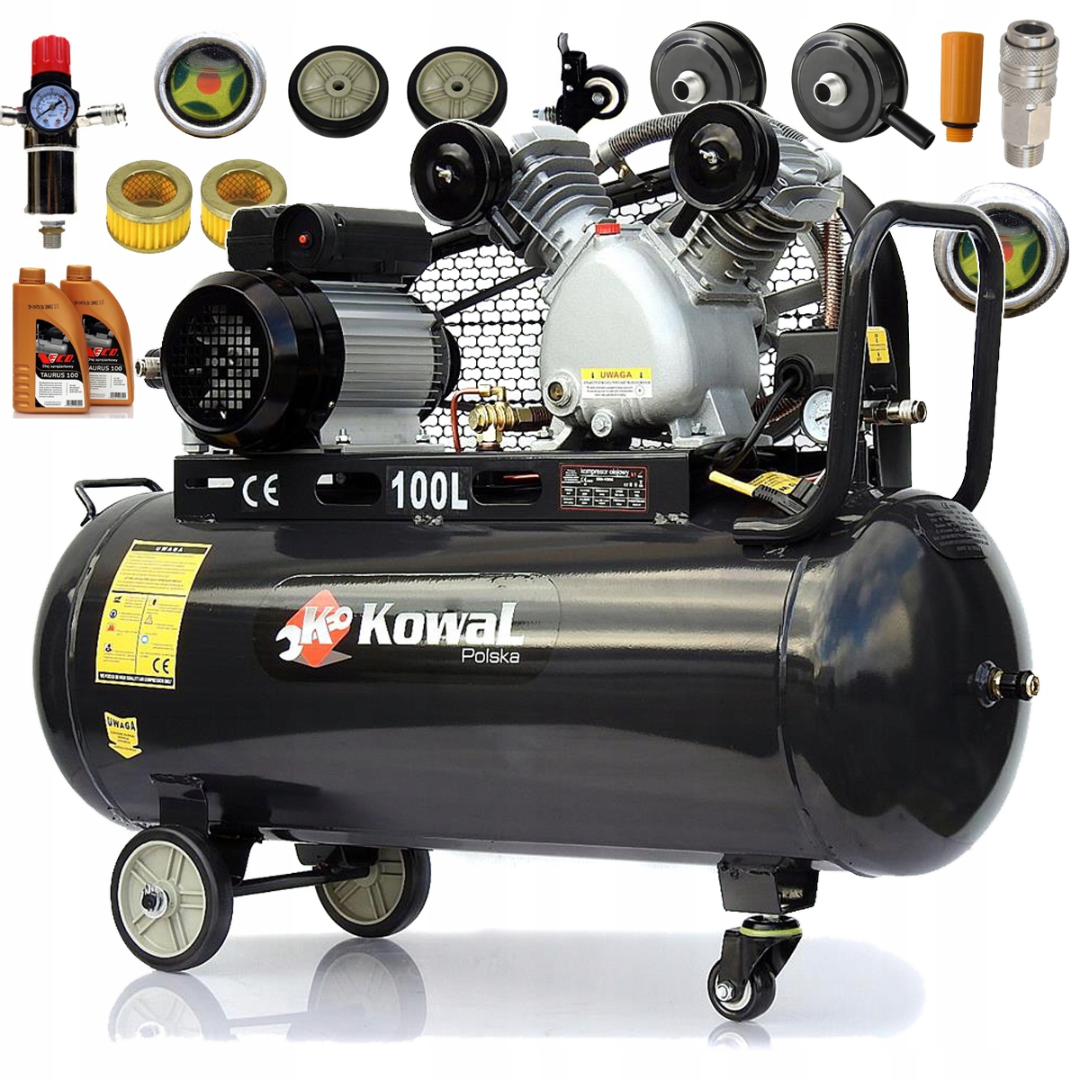 Olejový kompresor Kowal Polska KowaL k1 100 l 10 bar