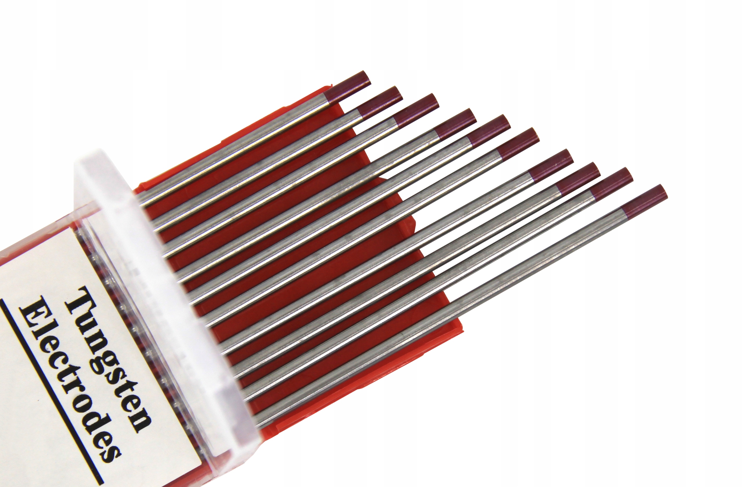 10x volfrámová elektróda TIG červená 2,4 mm x 175 mm