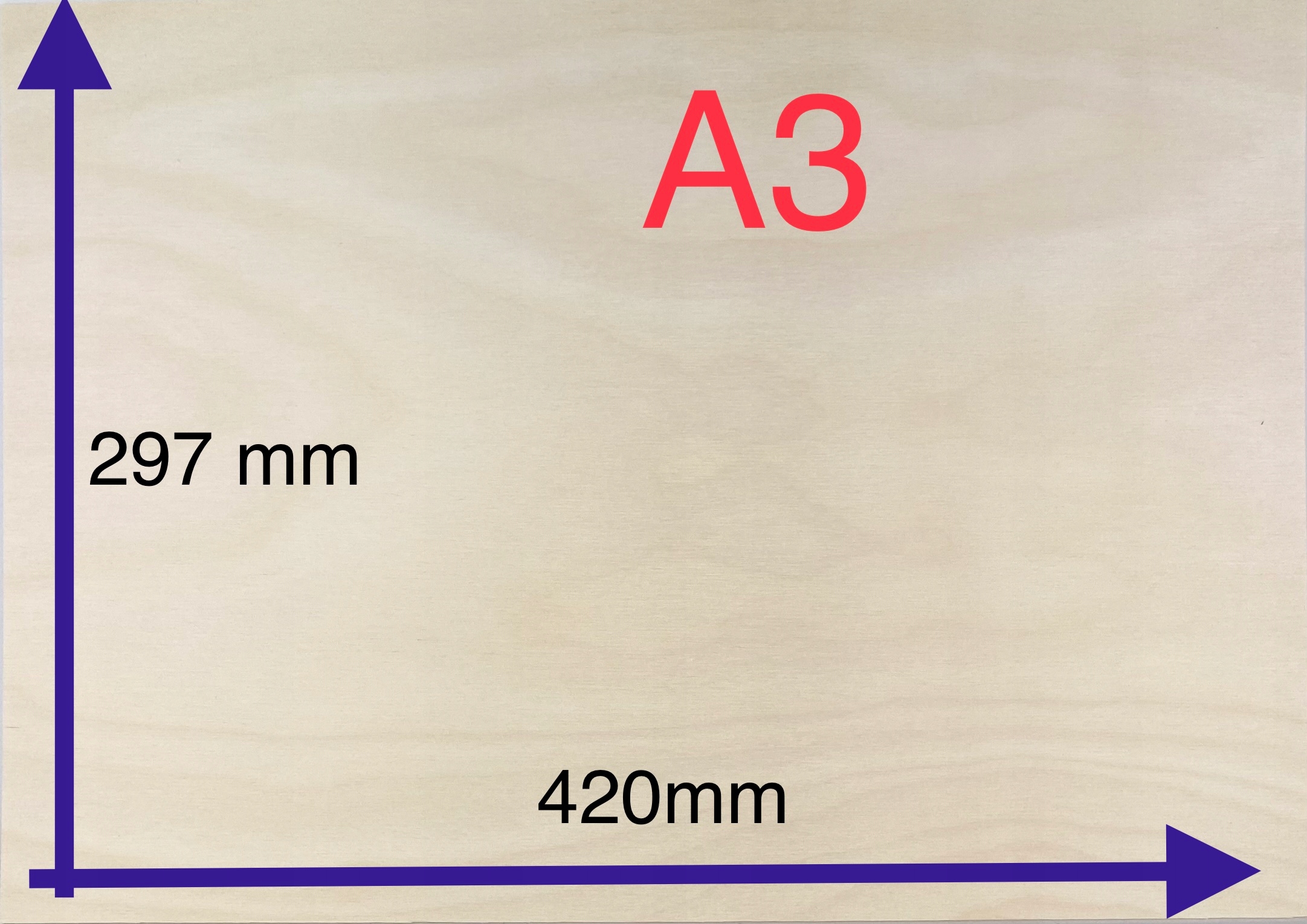3MM PREHLIADKA, ROZMER A3 cm, TRIED. 2 PRE LASER