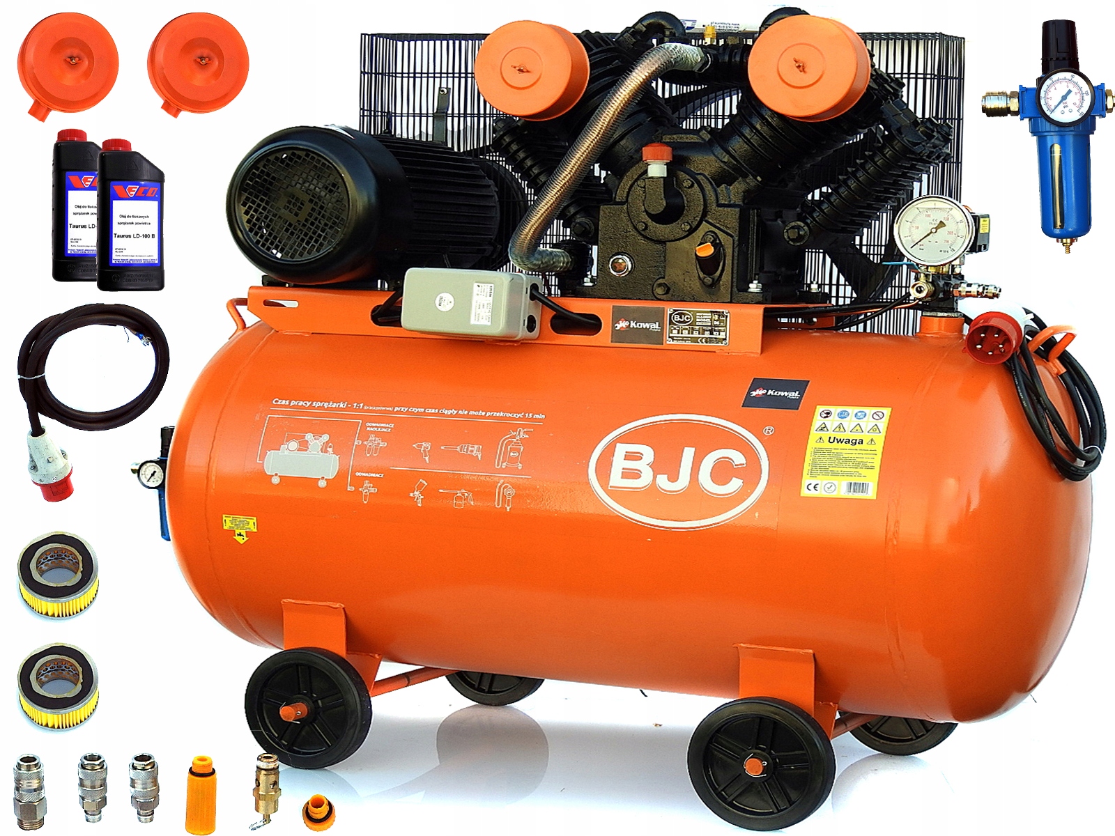 BJC 500L olejový kompresor 500 l 12,5 bar