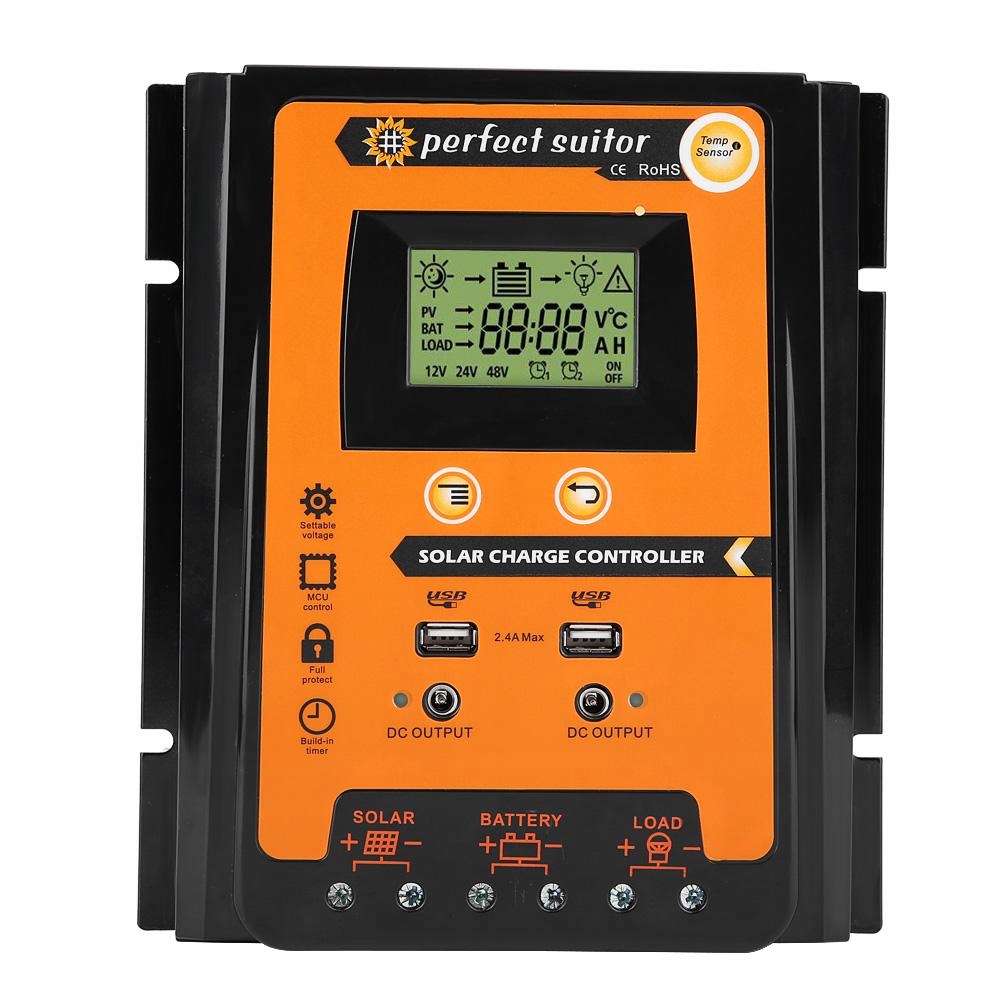 12V 24V 70A SOLÁRNY REGULÁTOR NABÍJANIA MPPT