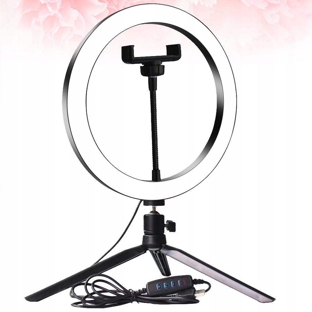 26 cm krúžok fotoaparátu, svetelný telefón, fotografický LED krúžok