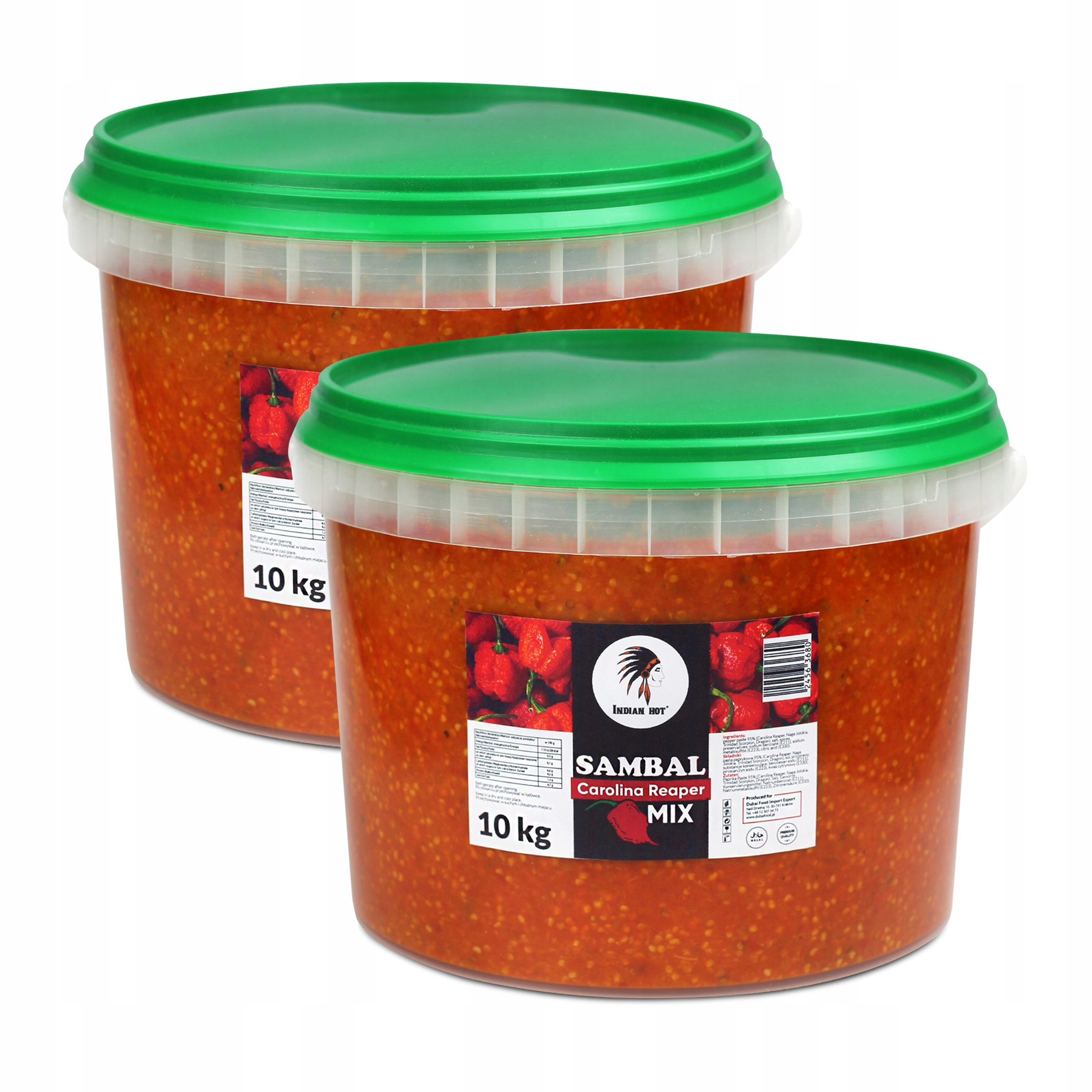 2x Carolina Reaper HOT SAUCE Papriková pasta 10 kg