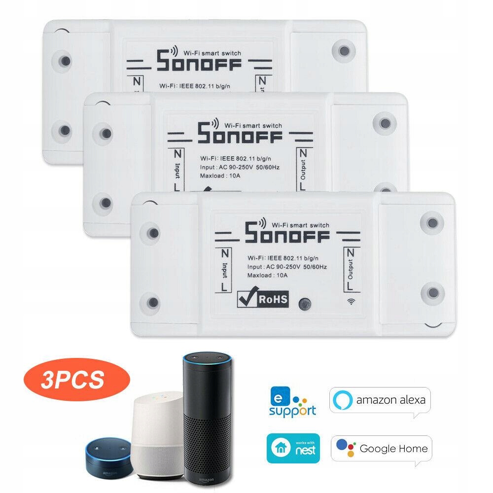 [3ks] 1 / 10pc prepínač WiFi univerzálny
