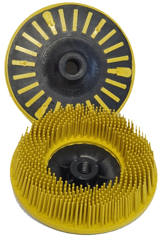 3M Čistiaca kefa BD-ZB 115 mm, M14 P80 žltá