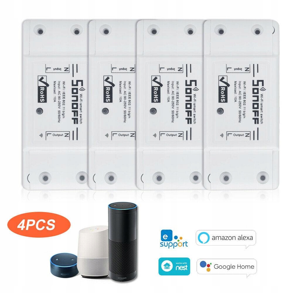 [4 ks] 1 / 10pc prepínač WiFi univerzálny