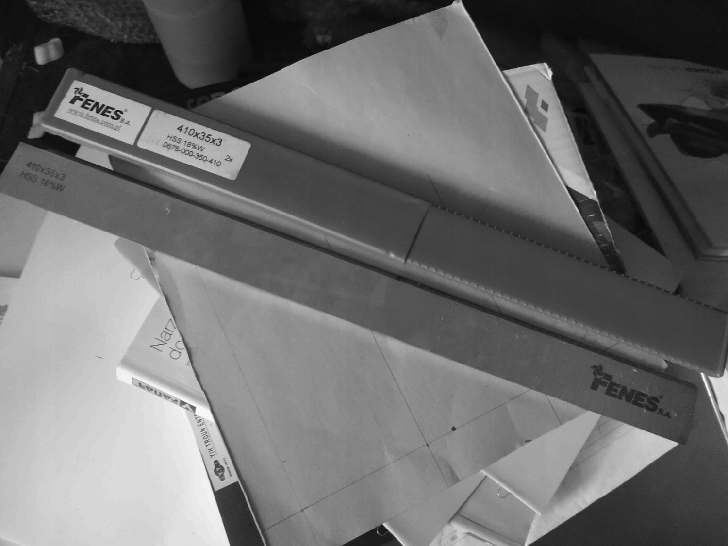 410x35x3 SW7M HEADER KNIFE VYSOKORÝCHLOSTNÁ OCEL