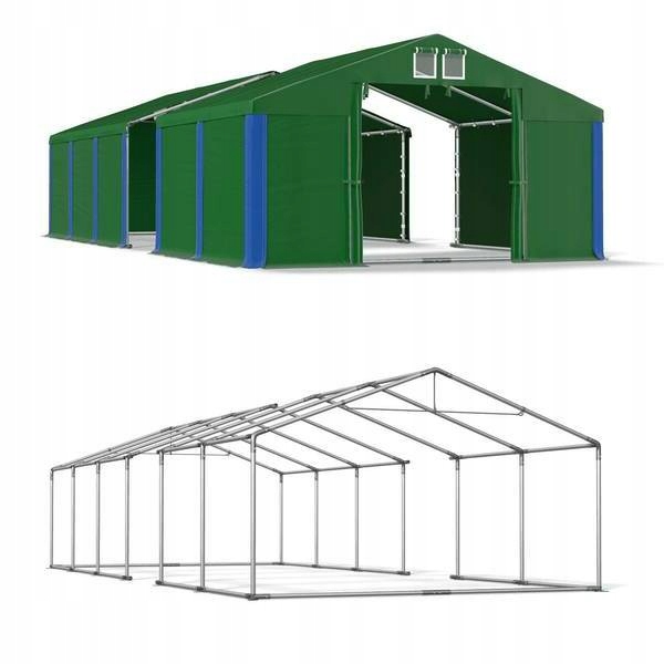 Skladovací stan 4x14m, spodná konštrukcia, pavilón