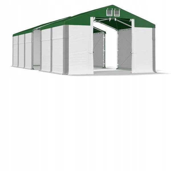 4x16m 2,5-3,7m Posilnený zimný skladovací stan