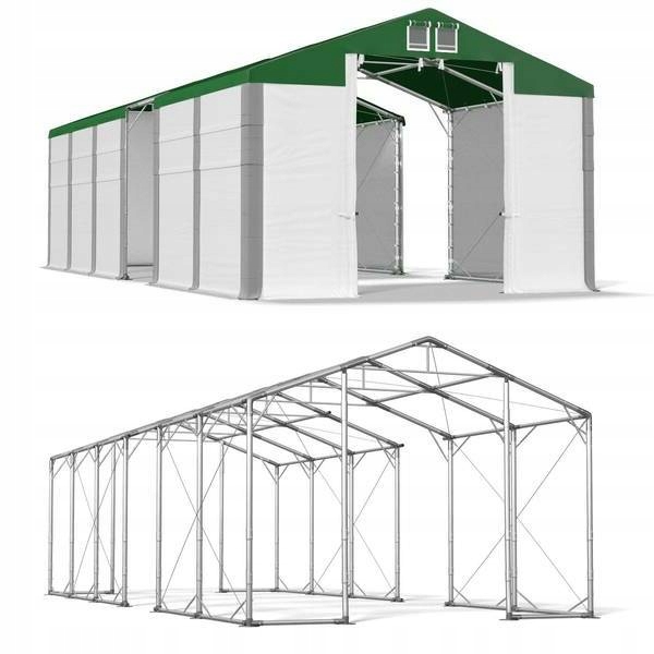 4x22m 3,5-4,7m Stabilný oceľový skladovací stan