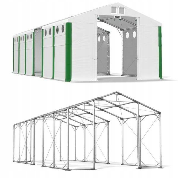 Skladový stan z pevnej ocele 4x22m 4-5,2m