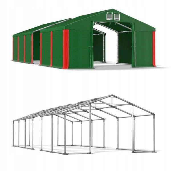 Skladovací stan 4x26m fi50 mm, pevný zásobník