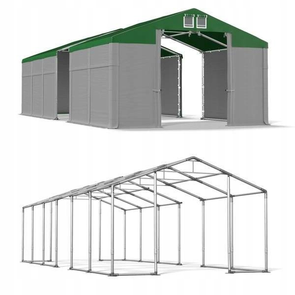 4x32m 3-4,2m Zimný priemyselný skladovací stan