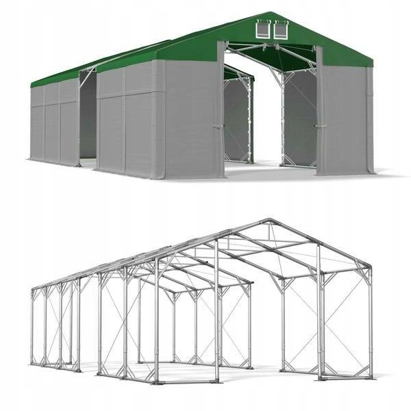 Úložný stan 4x36m 3-4,2m, jednoduchý vstup na suchý zips