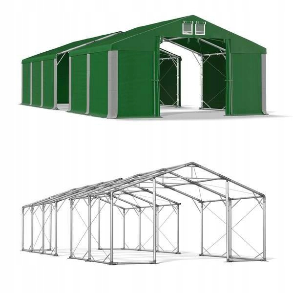 Skladovací stan 4x36m, celoročný polárny pavilón