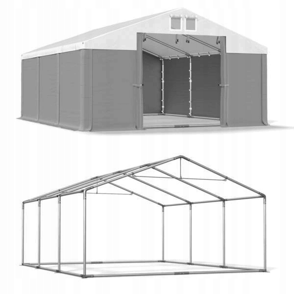 Priemyselný skladovací stan 4x6m letný flor