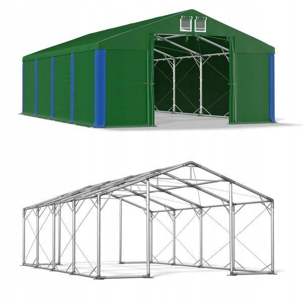 Skladovací stan 4x8m fi50 mm, dielňa pevná