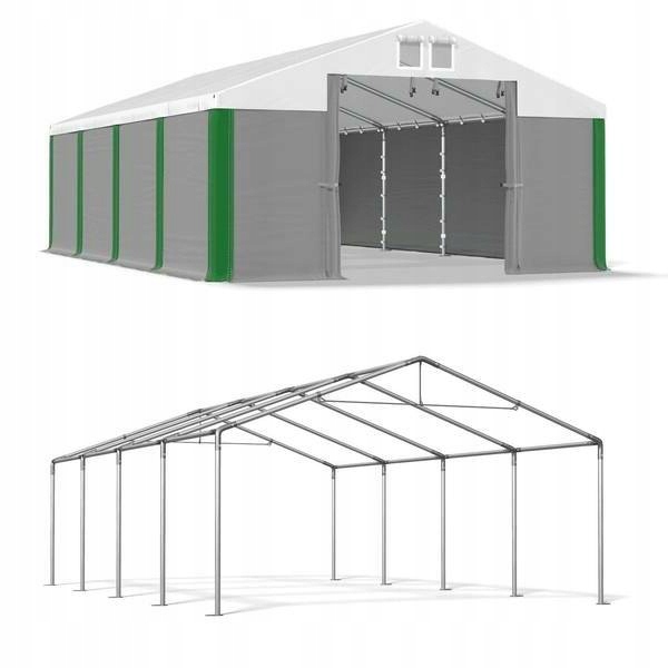 4 x 8 m Stabilný oceľový skautský skladovací stan