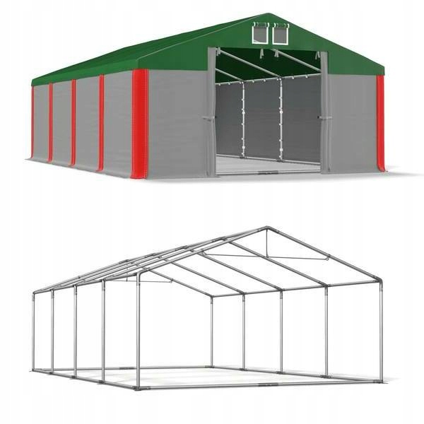 Priemyselný skladovací stan 4x8m letný flor