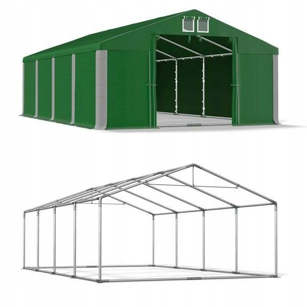 Workshopový skladovací stan 4x8m letný kvet