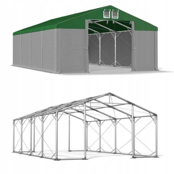 Odkladací stan 4x8m, robustné zimné stany