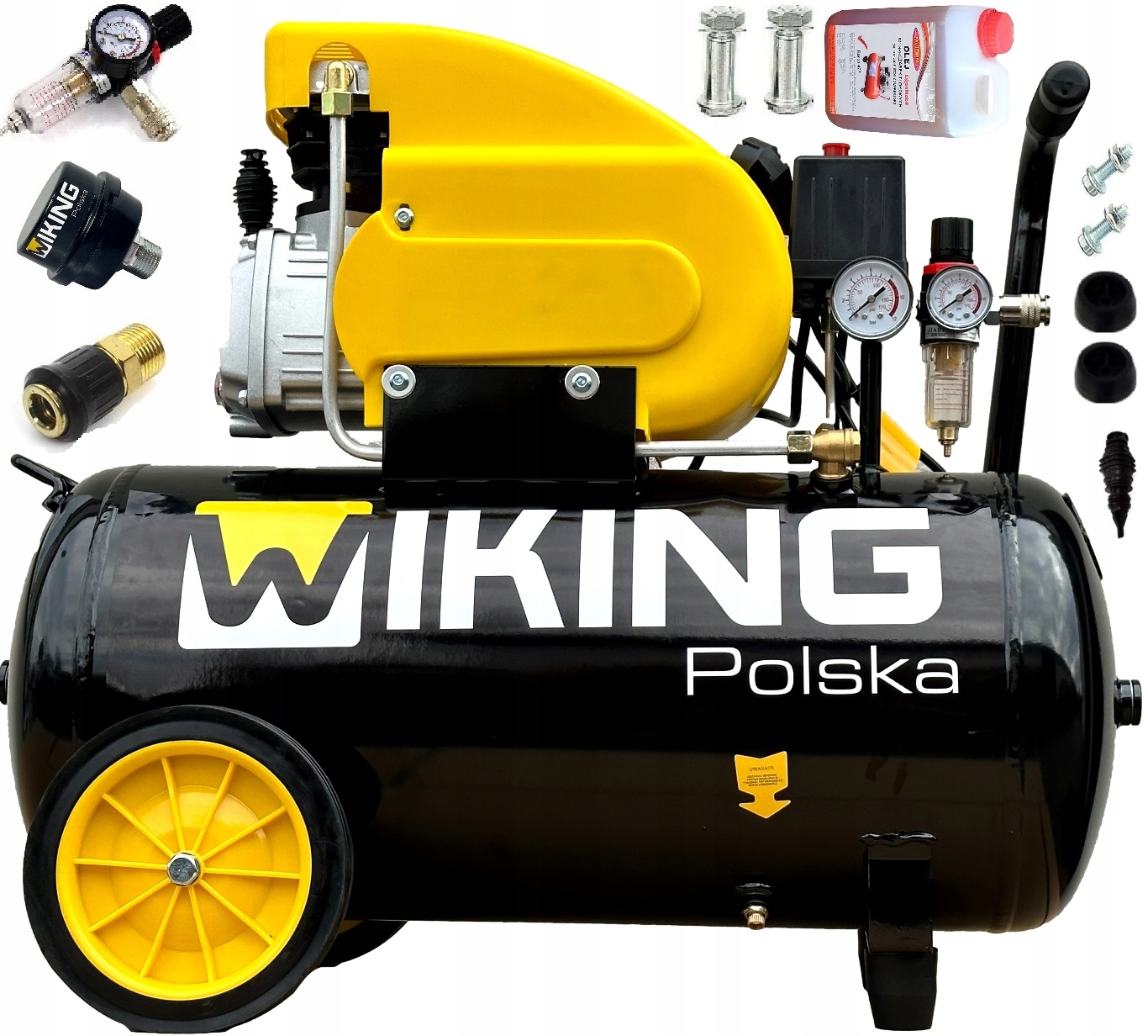 Wiking Polska olejový kompresor 50L 10 bar 50 l 10 bar