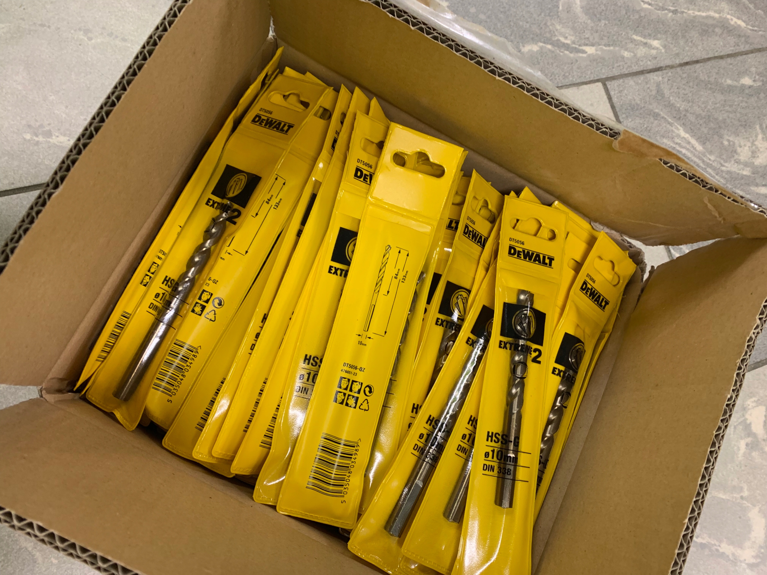5ks kovové vrtáky DeWalt DT5056-QZ 10 mm