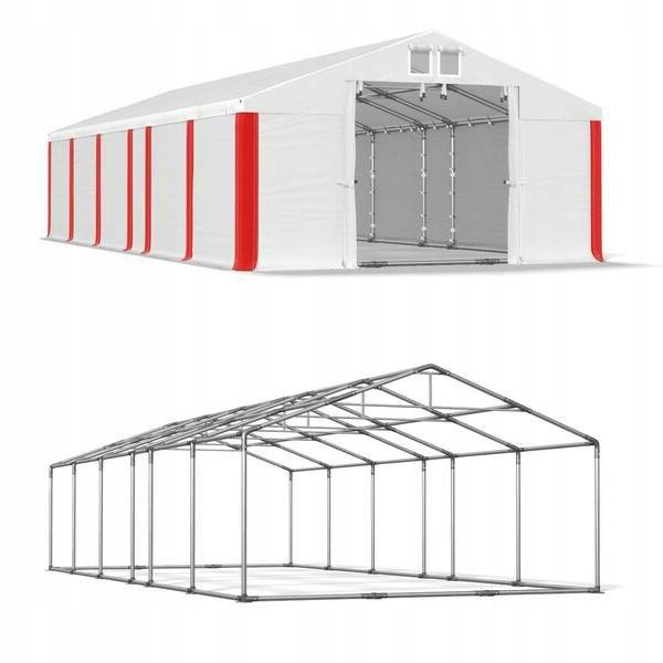 Skladovací stan 5x11m, pevné oceľové stany