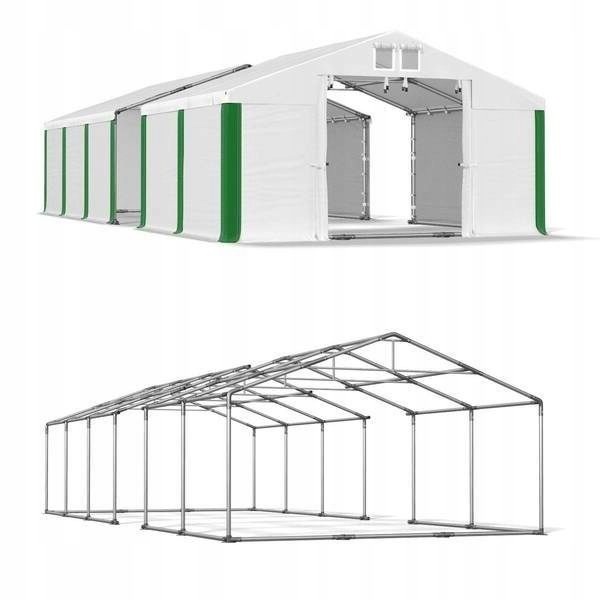 Skladovací stan 5x14m, lakovaná oceľ fi38 mm