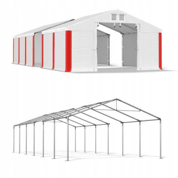 Oceľový skladovací stan 5x14m, letný