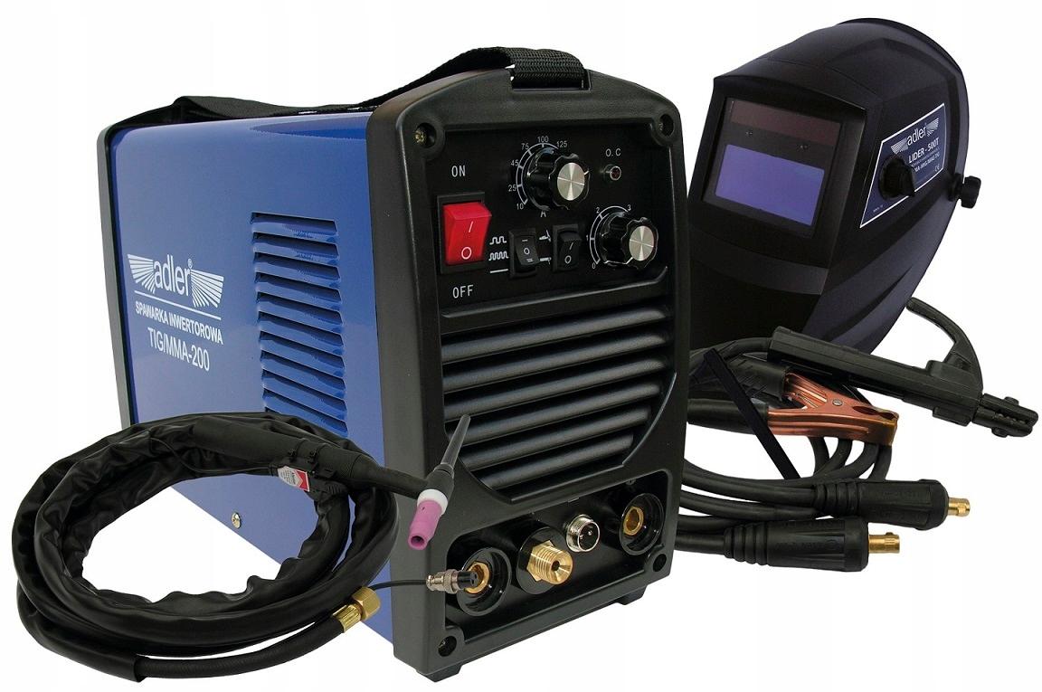 ZVÁRACÍ STROJ ADLER TIG / MMA INVERTER - 200 200A + MASKA