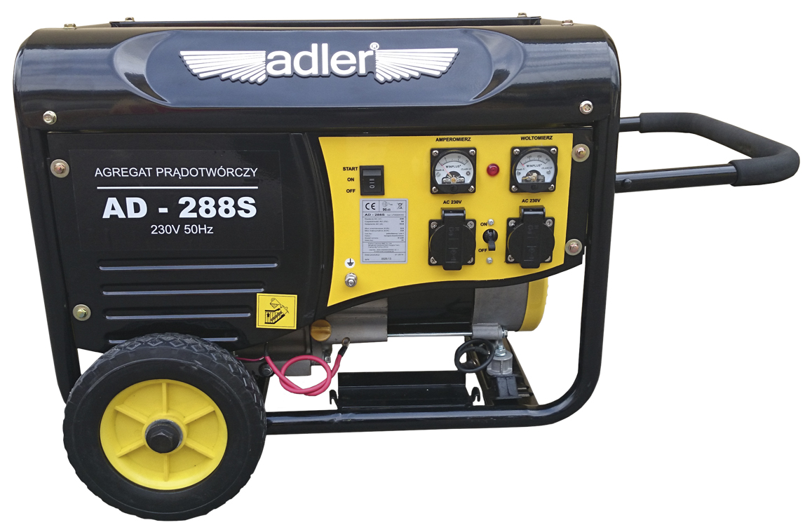 SADA GENERÁTORA AD-288S GENERÁTOR ADLER 2700W