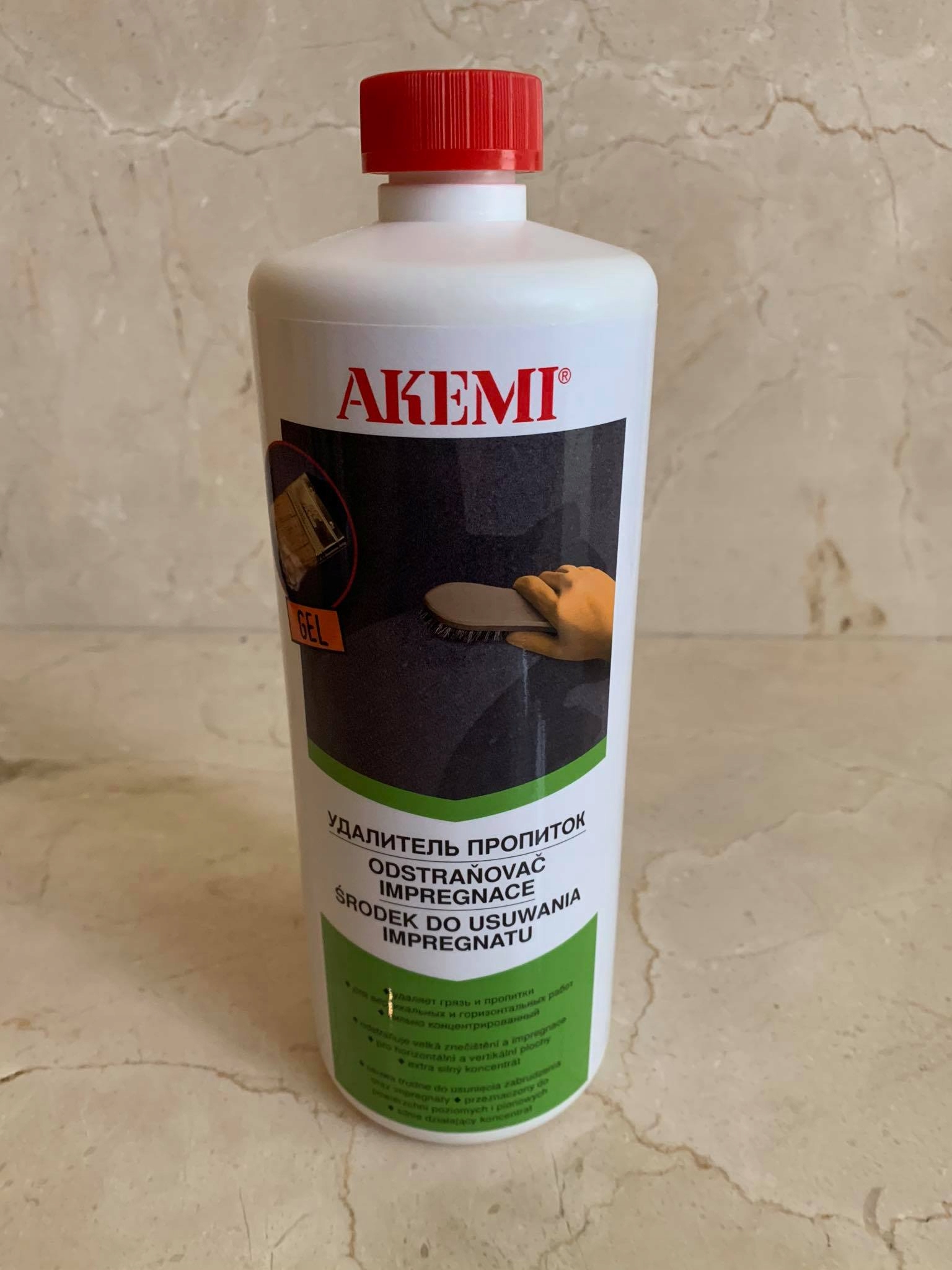 AGENT AKEMI NA ODSTRÁNENIE IMPREGNÁCIE Z KAMENE 1L
