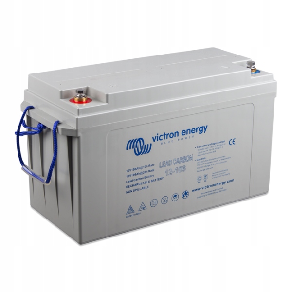 BATÉRIA Olovená uhlíková batéria 12V 106Ah M8 ENERGI