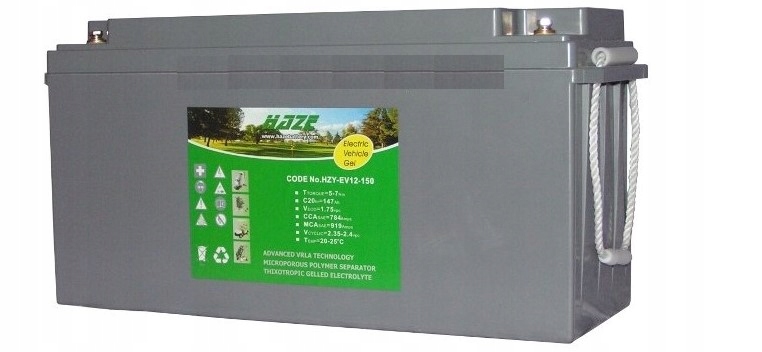 GÉLOVÁ BATÉRIA 12V - 150AH HZY ELEKTRICKÉ VOZIDLÁ
