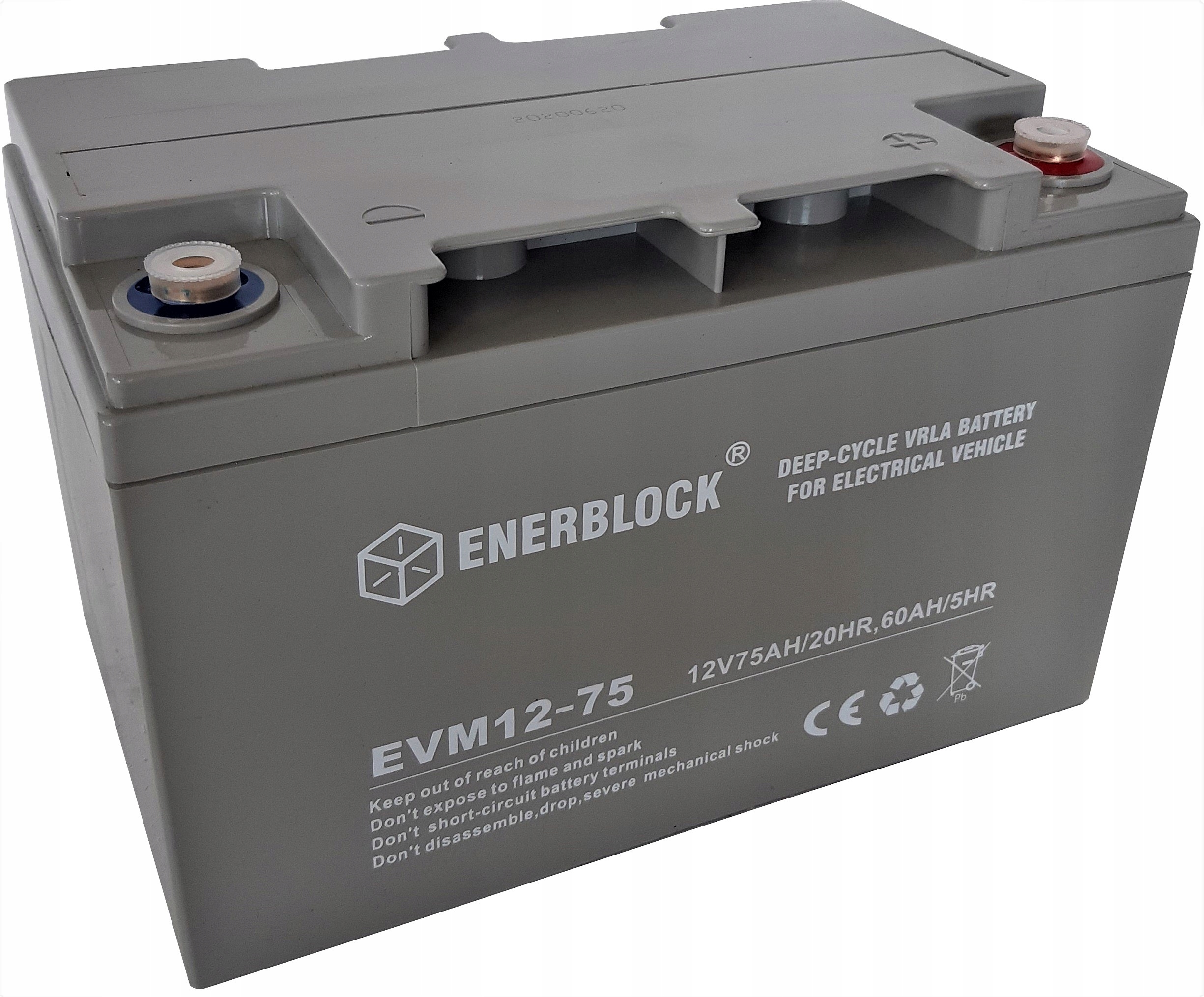GÉLOVÁ BATÉRIA 12V 75AH AGM HLBOKÝ CYKLUS