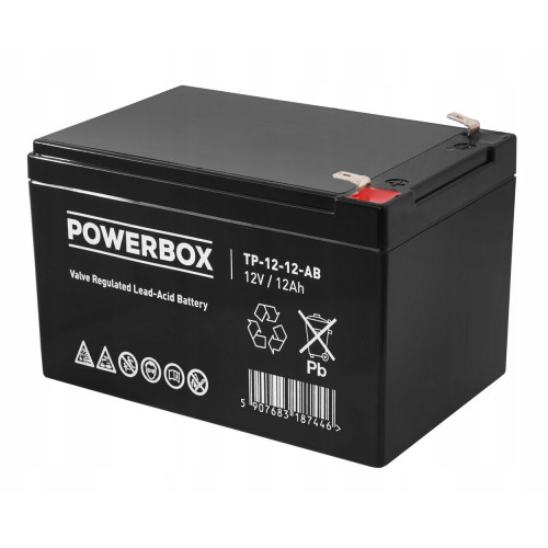 AGM GÉLOVÁ BATÉRIA 12V 12Ah UPS TOY BIKE