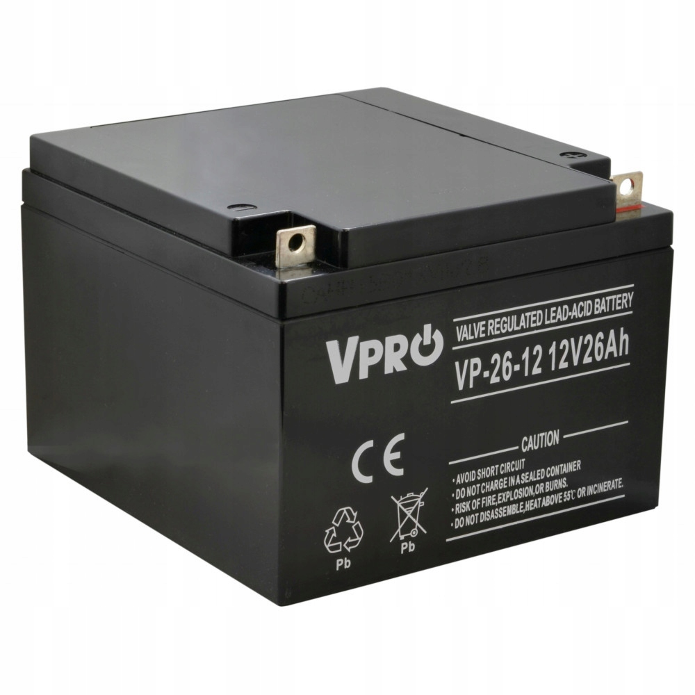 AGM GÉLOVÁ BATÉRIA 12V 26Ah FURNACE UPS