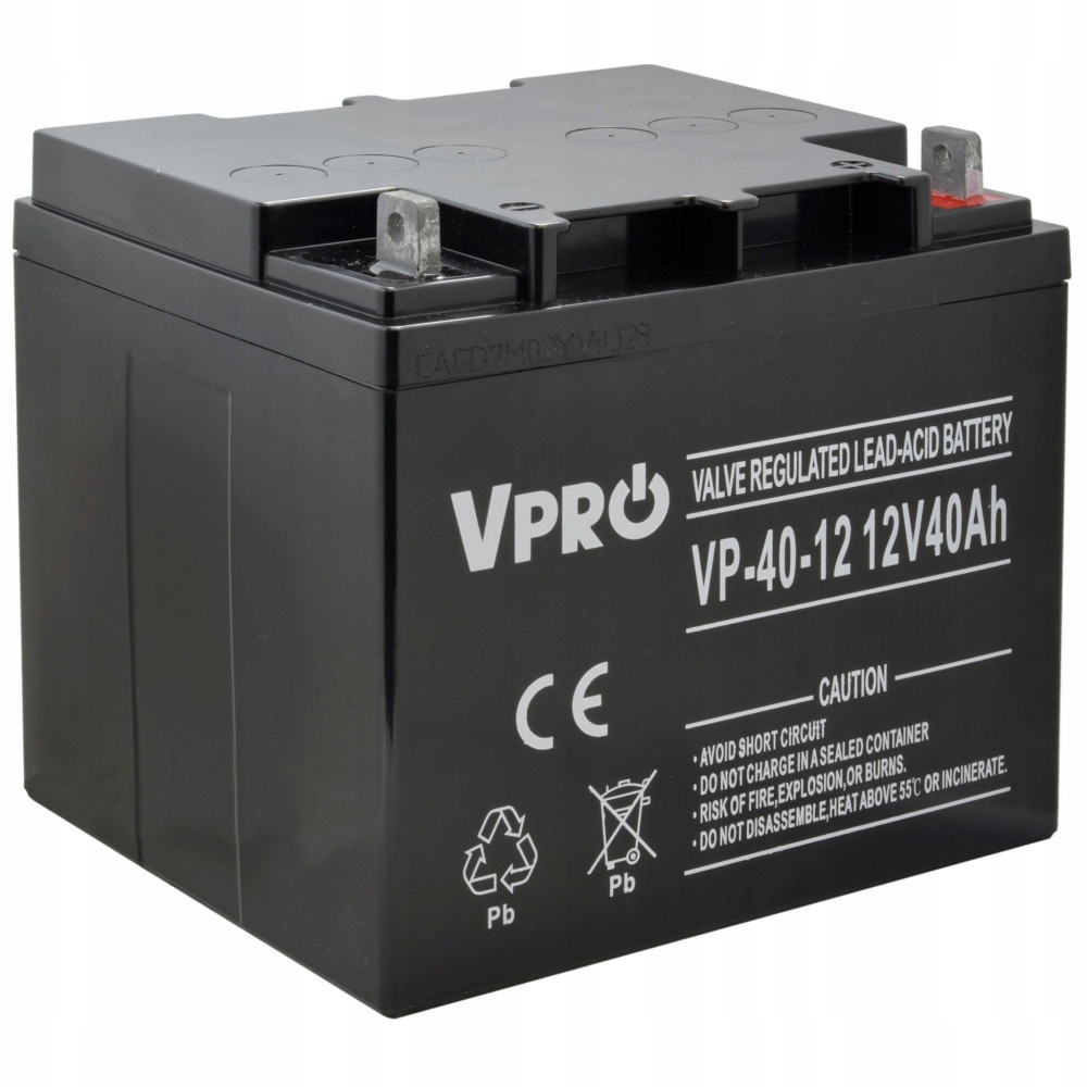 AGM GÉLOVÁ BATÉRIA 12V 40Ah FURNACE UPS