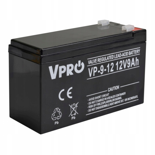 AGM GÉLOVÁ BATÉRIA 12V 9Ah ALARMOVÝ OVLÁDACÍ PANEL
