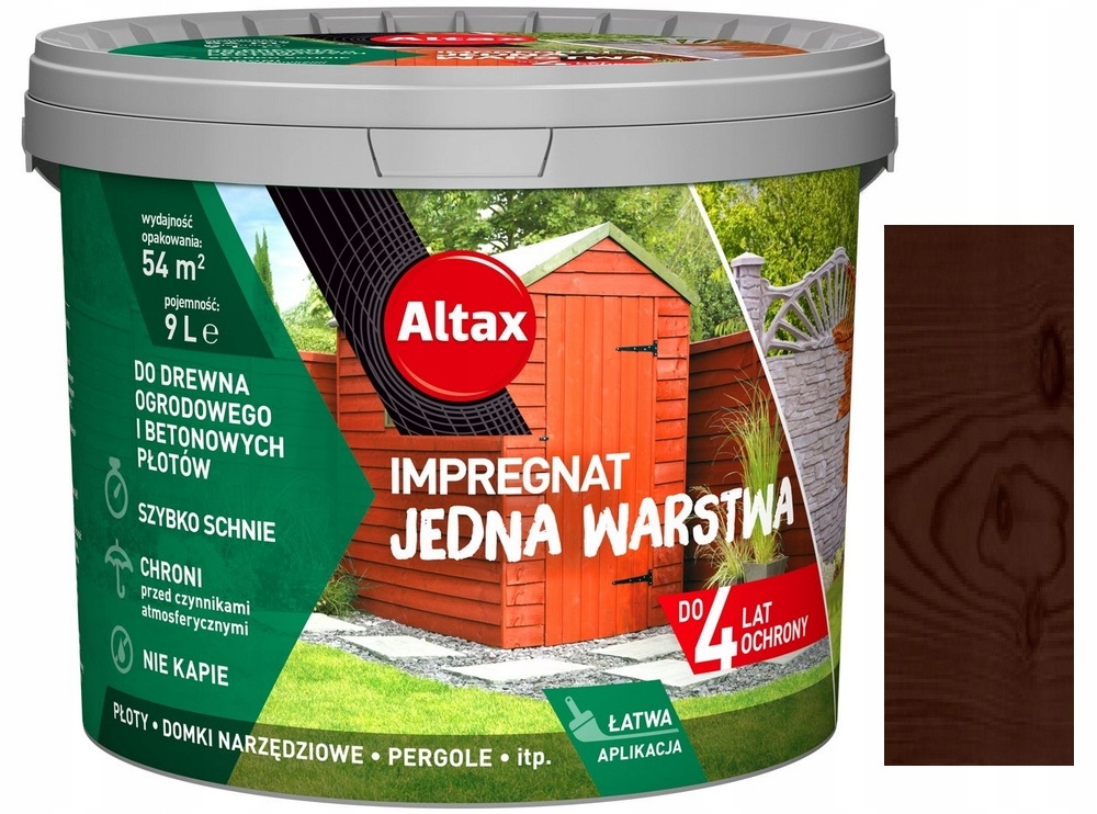 Impregnácia živicou Altax 9 l hnedá