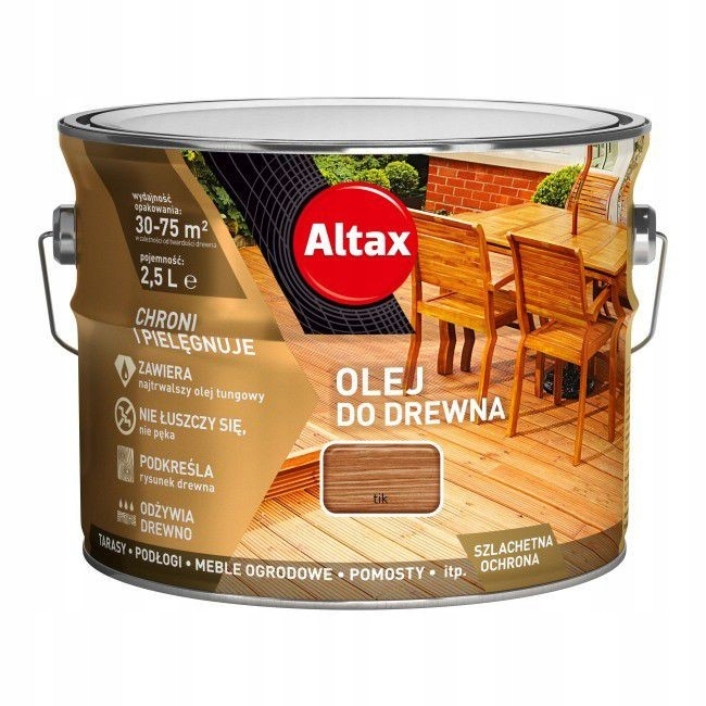 Altax Tik olej na drevo 2,5l
