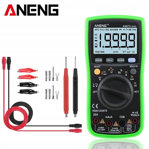 Digitálny multimeter ANENG AN870 s automatickým rozsahom