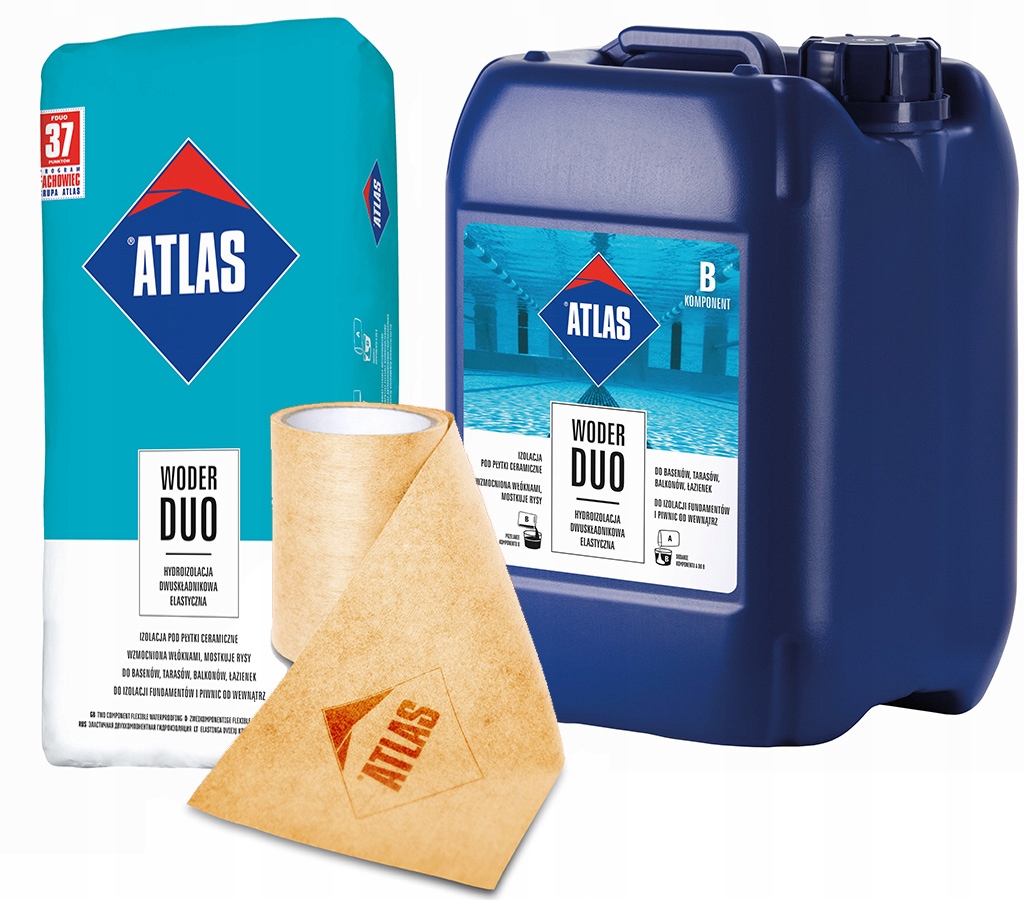 Dvojzložková okamžitá hydroizolácia Woder Duo 24 kg suchý ATLAS
