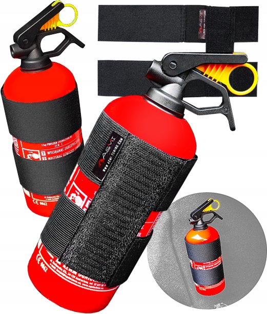 Ogniochron GP-1z BC/MP práškový hasiaci prístroj 1,7 kg + držiak na hasiaci prístroj Agmi