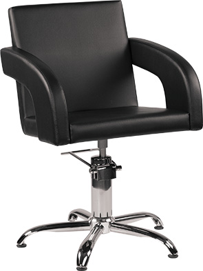 AYALA KADERNÍCKE kreslo TINA BLACK BASE SPIDER 48H