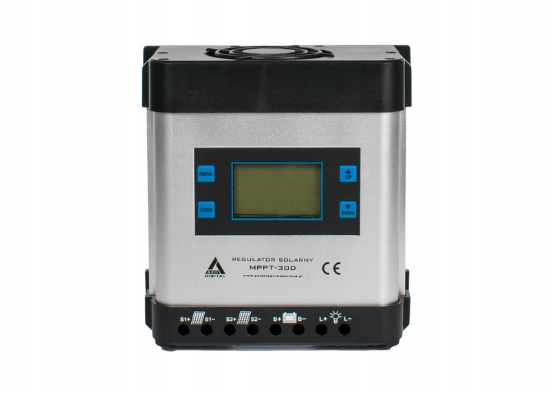AZO regulátor nabíjania MPPT 12V 24V 30A LCD