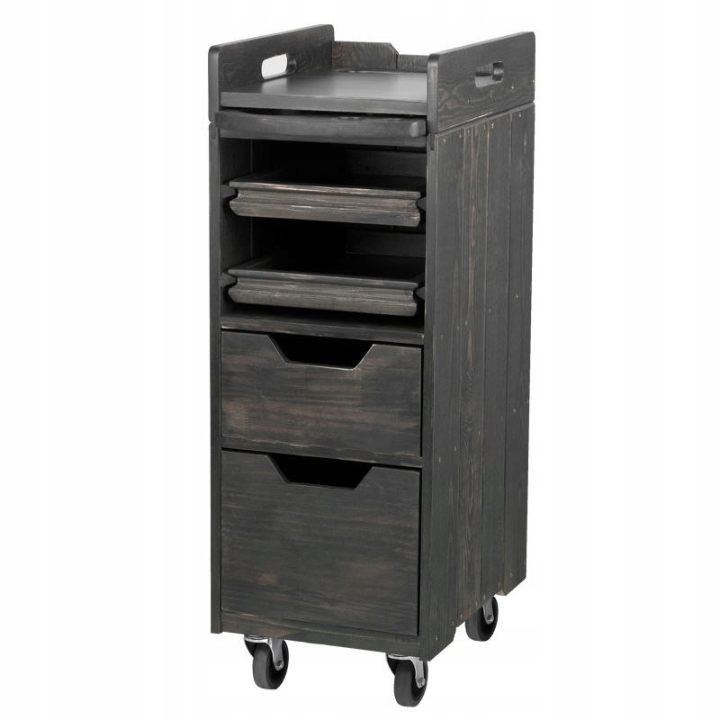 ActivShop KADERNÍCKY VOZÍK DREVO 991 ŠEDÝ Super